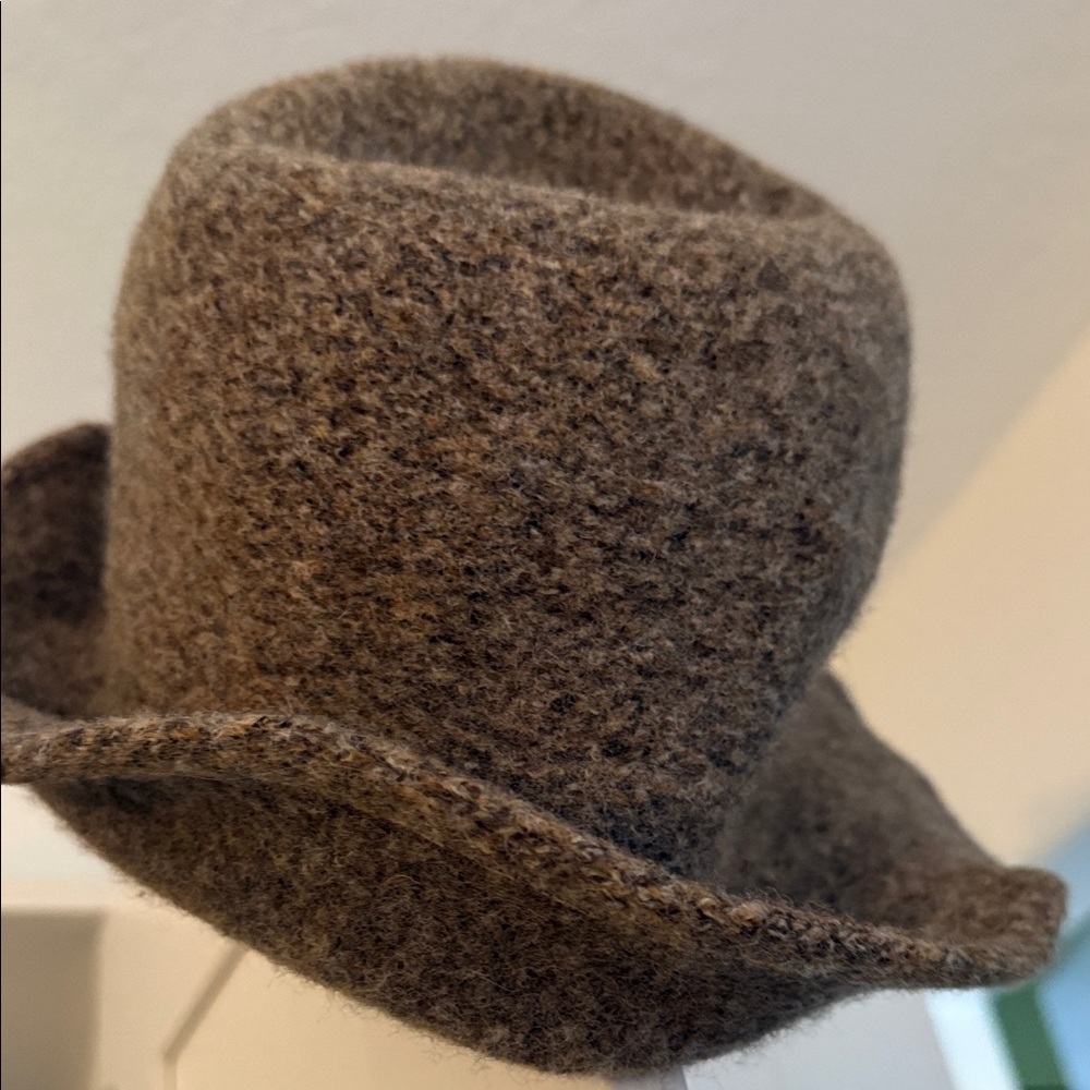 Brown Wool Hat